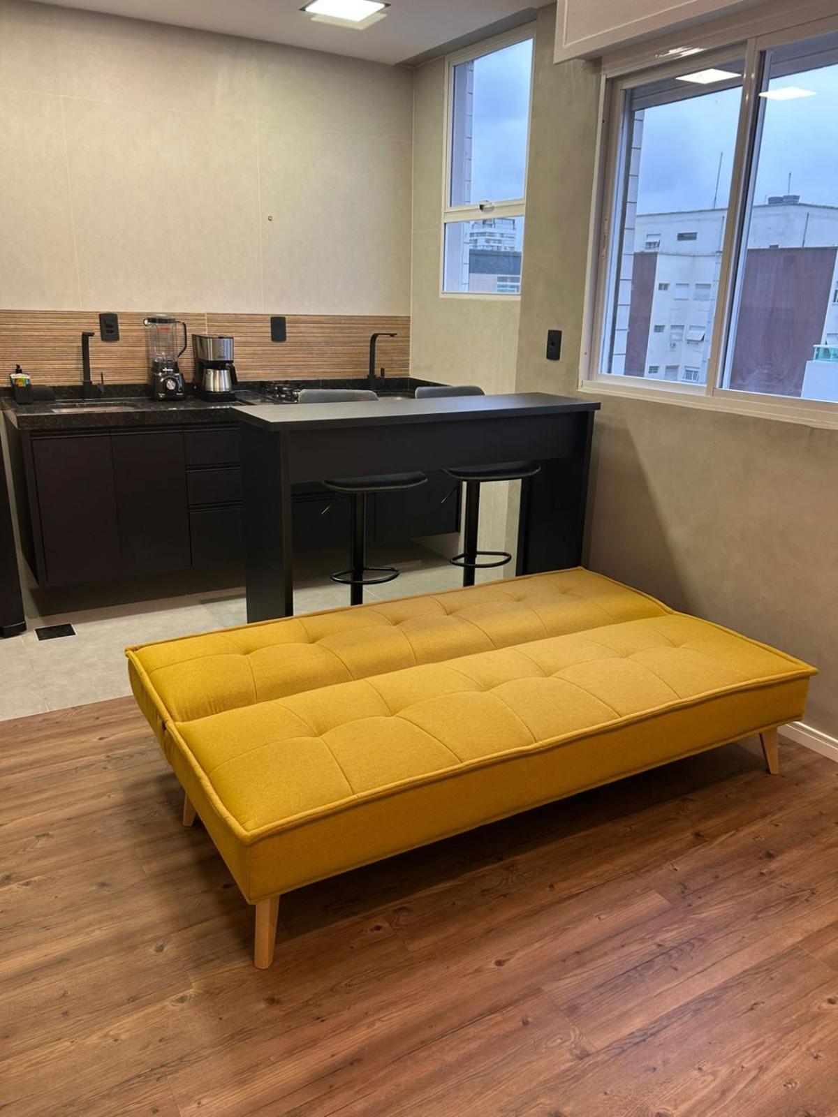 Apartamento Frente A Praia Do Embare Santos Dış mekan fotoğraf