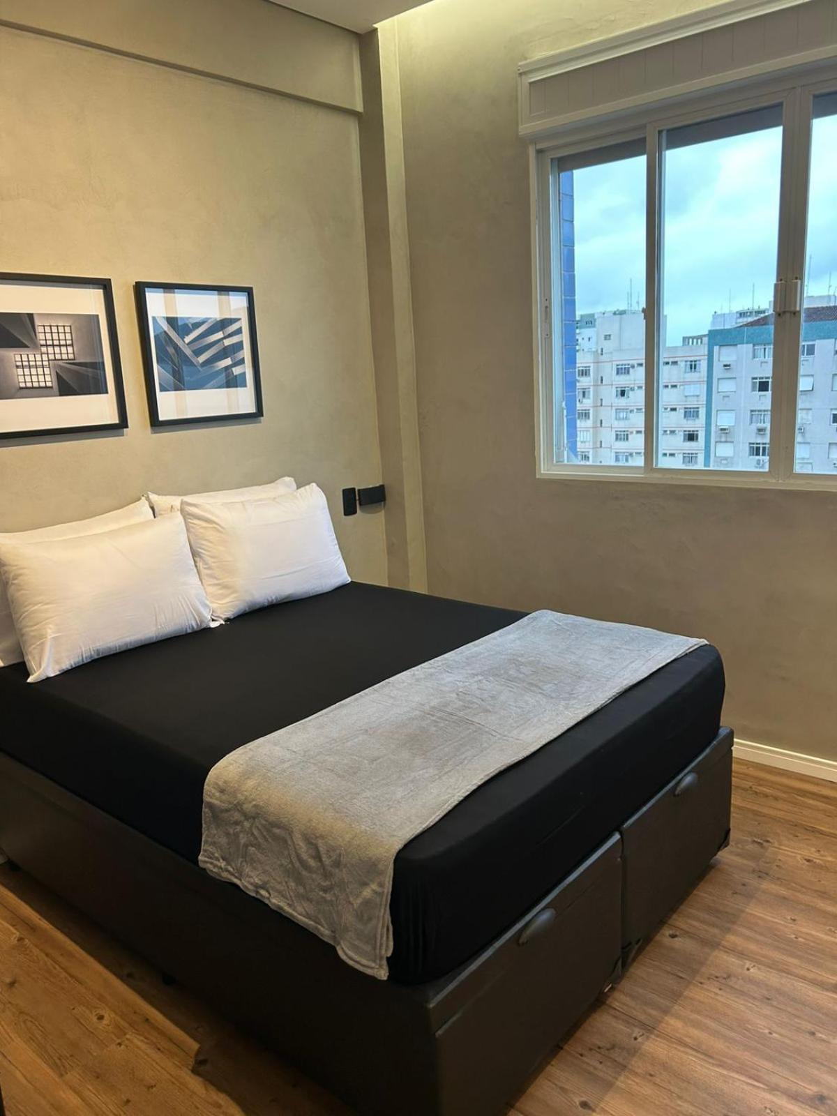 Apartamento Frente A Praia Do Embare Santos Dış mekan fotoğraf
