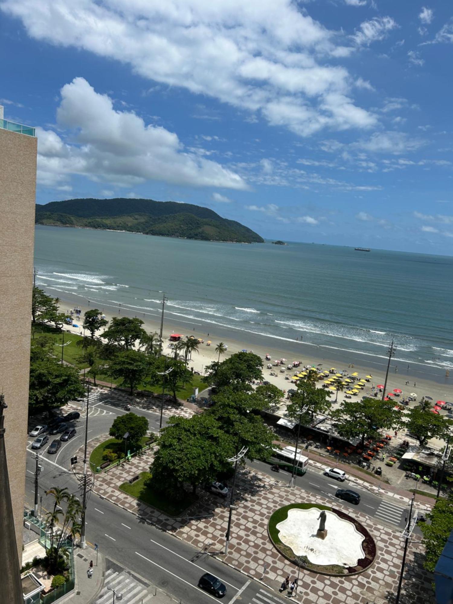 Apartamento Frente A Praia Do Embare Santos Dış mekan fotoğraf